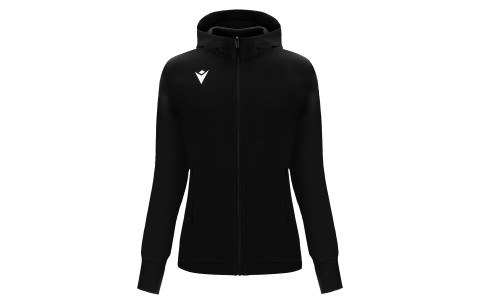 SUPCDKM - DRUM FULL LENGTH ZIP WOMAN HOODY BLK